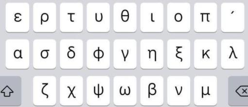 手机怎么打希腊字母